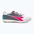 Herren Diadora Brasil Elite Veloce GR TFR Fußballschuhe weiß/rosa fluo/blau fluo 11