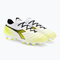 Herren Diadora Brasil Elite Tech GR LPX Fußballschuhe weiß/schwarz/fluo gelb 4