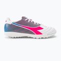 Herren Diadora Brasil Elite Veloce GR TFR Fußballschuhe weiß/rosa fluo/blau fluo 2