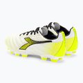 Kinder Fußballschuhe Diadora Brasil Elite GR LT LPU Y weiß/schwarz/fluo gelb 3