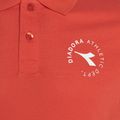 Herren Diadora Essential Sport rosso cayenne polo shirt 3