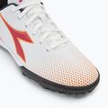 Herren Diadora Pichichi 7 TFR Fußballschuhe weiß/Chili-Pfeffer/Russet Orange 7