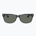 Sonnenbrille Ray-Ban New Wayfarer Classic matte black transparent/green g-15 2
