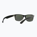 Sonnenbrille Ray-Ban New Wayfarer Classic matte black transparent/green g-15 6