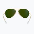 Sonnenbrille Ray-Ban Aviator Classic matt gold/blue polarized 5