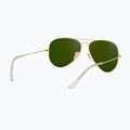 Sonnenbrille Ray-Ban Aviator Classic matt gold/blue polarized 6
