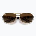 Sonnenbrille Ray-Ban RB3522 arista gold/brown 3