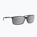 Sonnenbrille Ray-Ban RB4179 Liteforce matte black/silver polarized