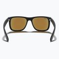 Sonnenbrille Ray-Ban Justin Classic matt black gum/blue mirror 5