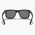 Sonnenbrille Ray-Ban Justin Classic matt black/silver grey mirror 5