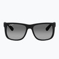 Sonnenbrille Ray-Ban Justin Classic matt black gum/dark grey 2