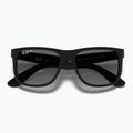 Sonnenbrille Ray-Ban Justin Classic matt black gum/dark grey 3