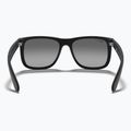 Sonnenbrille Ray-Ban Justin Classic matt black gum/dark grey 5