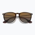 Sonnenbrille Ray-Ban Erika Classic light havana/brown polarized 3