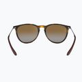 Sonnenbrille Ray-Ban Erika Classic light havana/brown polarized 5