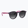 Kinder-Sonnenbrille Ray-Ban RB9064S polished violet/grey gradient