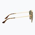 Sonnenbrille Ray-Ban Round Double Bridge arista gold/green g-15 7