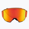 Skibrille Neon Ice black/orange/mirror red/amber 3