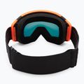 Skibrille Neon Ice black/orange/mirror red/amber 4