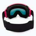 Skibrille Neon Ice black/pink/mirror red/amber 4