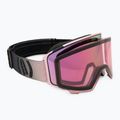 Skibrille Neon Ice black/light pink/mirror light pink/amber