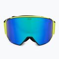 Skibrille Neon Ice black/yellow/mirror green/amber 3