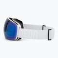 Skibrille Neon Beam white/white/mirror steel 4