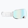 Skibrille Neon Beam white/white/mirror steel