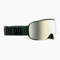 Skibrille Neon Beam army green/mirror bronze
