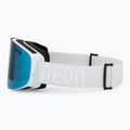 Skibrille Neon Light white/white/mirror steel 4
