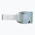 Skibrille Neon Light white/white/mirror steel