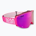 Skibrille Neon Light pink/mirror violet