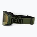 Skibrille Neon Light army green/mirror bronze 4