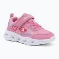 Kinderschuhe Champion Funfair Print G PS Low Cut blue burgundy/flash/fluorescent pink