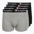 Herrenboxershorts Champion Trunk Knit oxford grey melange/oxford grey melange/black