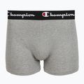Herrenboxershorts Champion Trunk Knit oxford grey melange/oxford grey melange/black 5