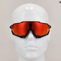 Radsportbrille 100% Speedtrap soft tact schwarz/rot Multilayer Spiegel 60012-00004 11