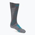Skisocken für Frauen UYN Ski Comfort Fit grey/turquoise