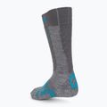 Skisocken für Frauen UYN Ski Comfort Fit grey/turquoise 2