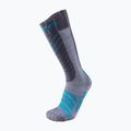 Skisocken für Frauen UYN Ski Comfort Fit grey/turquoise 4