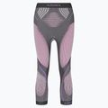 Thermoaktive Hose für Frauen UYN Evolutyon UW Medium anthracite melange/raspberry/purple