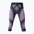 Thermoaktive Hose für Frauen UYN Evolutyon UW Medium anthracite melange/raspberry/purple 5