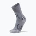 Damensocken UYN Trekking Cool Merino light grey melange/pea
