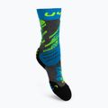 Skisocken für Kinder UYN Ski Junior medium grey melange/turquoise