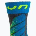 Skisocken für Kinder UYN Ski Junior medium grey melange/turquoise 3