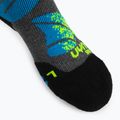 Skisocken für Kinder UYN Ski Junior medium grey melange/turquoise 4