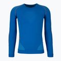 Thermoaktives Herren-Sweatshirt UYN Evolutyon UW Shirt blue/blue/orange shiny