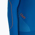 Thermoaktives Herren-Sweatshirt UYN Evolutyon UW Shirt blue/blue/orange shiny 3