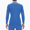Thermoaktives Herren-Sweatshirt UYN Evolutyon UW Shirt blue/blue/orange shiny 5
