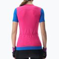 Fahrradtrikot für Frauen UYN Garda magenta/cyan 2